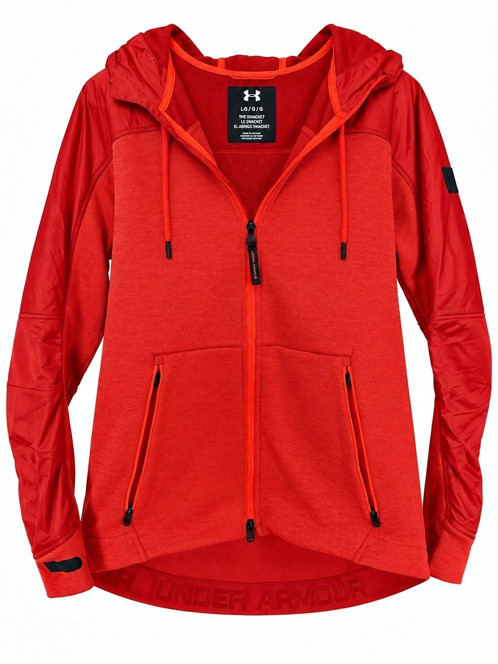 Under Armour Unstoppable ColdGear Swacket Orange Red Men’s L 1320710-839
